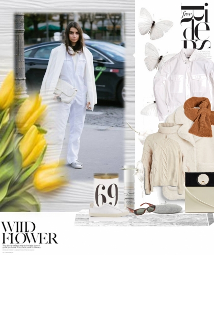 white winter 3- Combinazione di moda