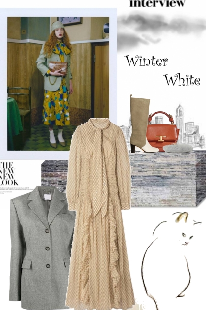 creamy white- Combinazione di moda