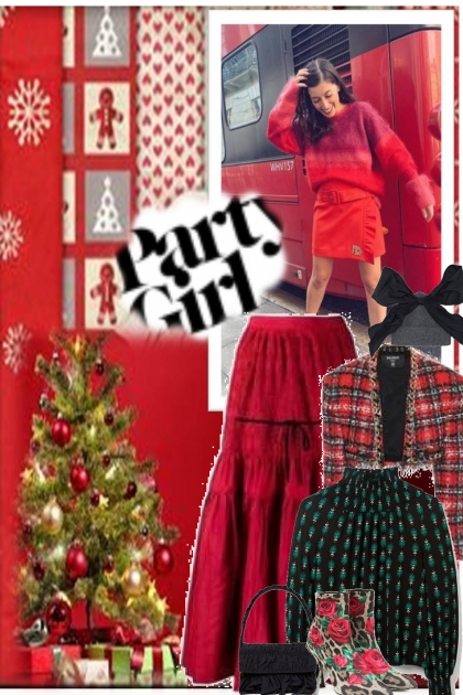 the yuletide spirit- Combinazione di moda