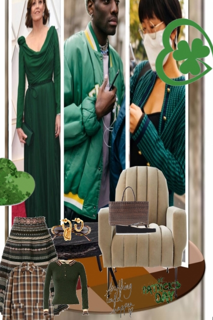 St. Patrick and the shamrock- Fashion set