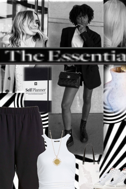 black and white basics- Combinaciónde moda