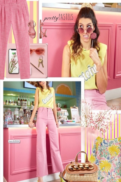 pretty pastels 1- Modna kombinacija