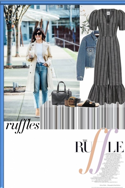 romantic ruffles- Модное сочетание