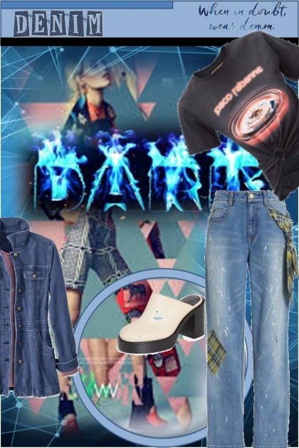 double denim - Fashion set