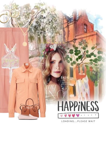 pink and orange 3- Fashion set