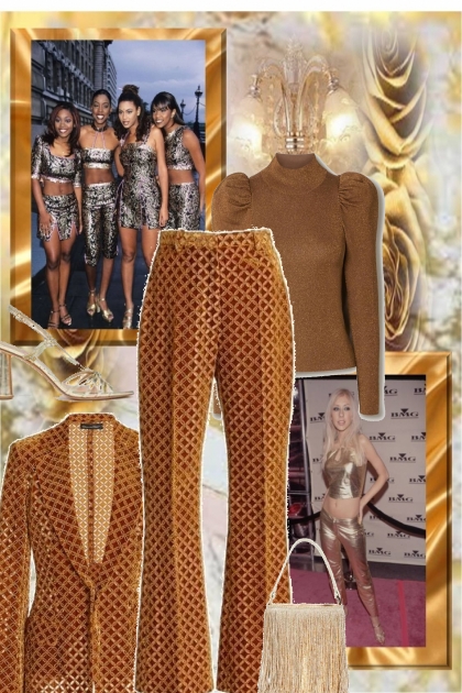 golden girls come out to play- Fashion set