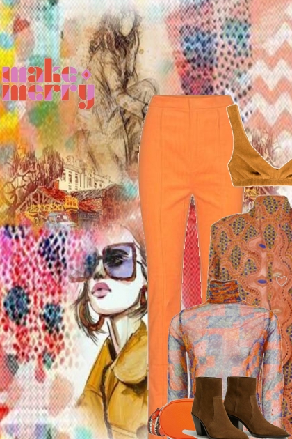 splahes of colour- Combinazione di moda