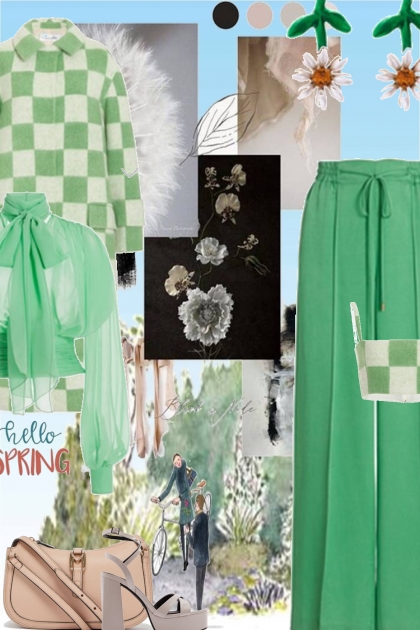 green  with envy- Modna kombinacija