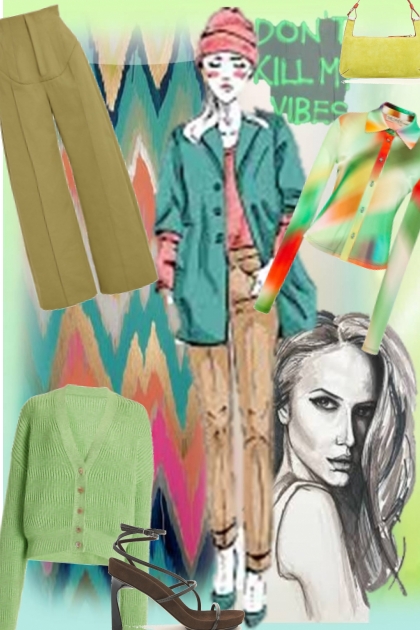 playing with colour- Combinazione di moda