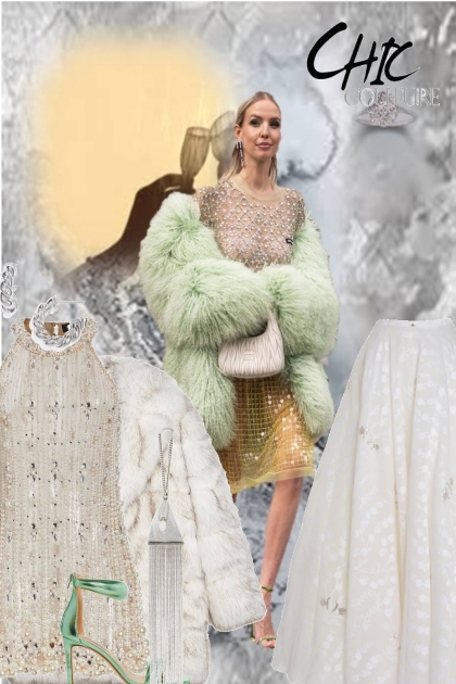 Luxe White Christmas- Combinazione di moda