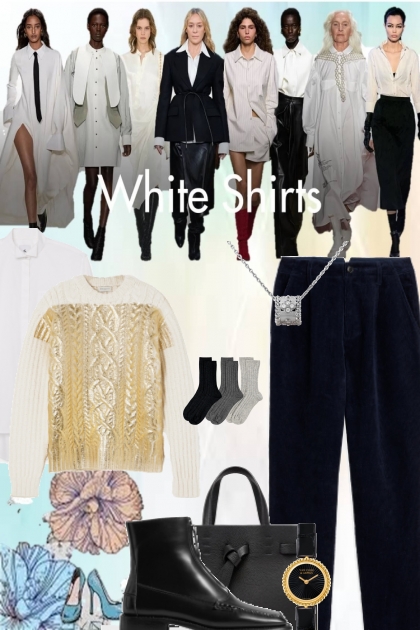 White Shirt 4- Fashion set