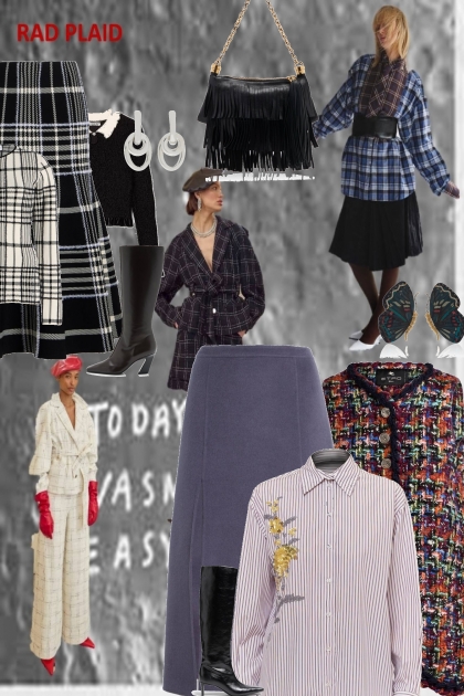 LFW Trend -Rad Plaid