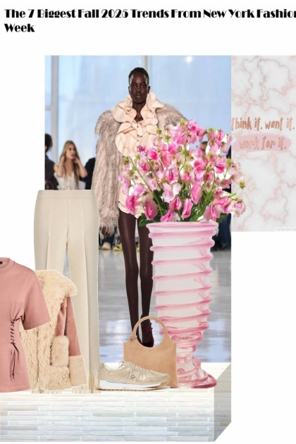 NYFW  Trend- fur trim- Modekombination