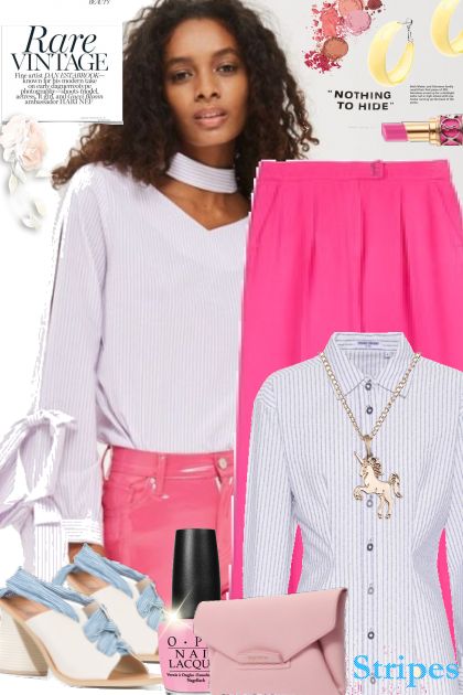 Spring in pink- Combinazione di moda