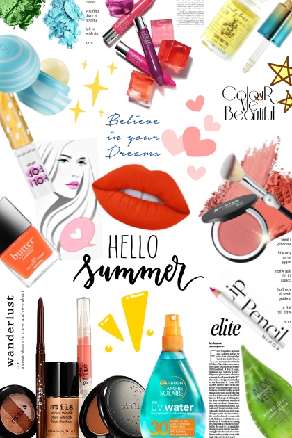 Summer essentials- combinação de moda