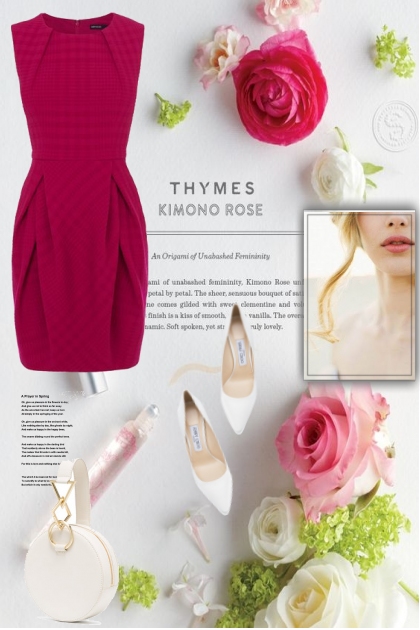 Pink Dress- Modna kombinacija