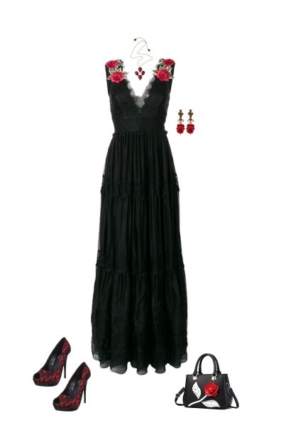 Black Rose- Fashion set