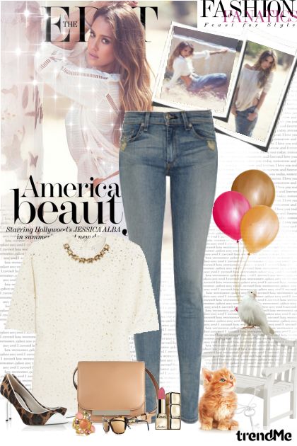 American beauty- combinação de moda