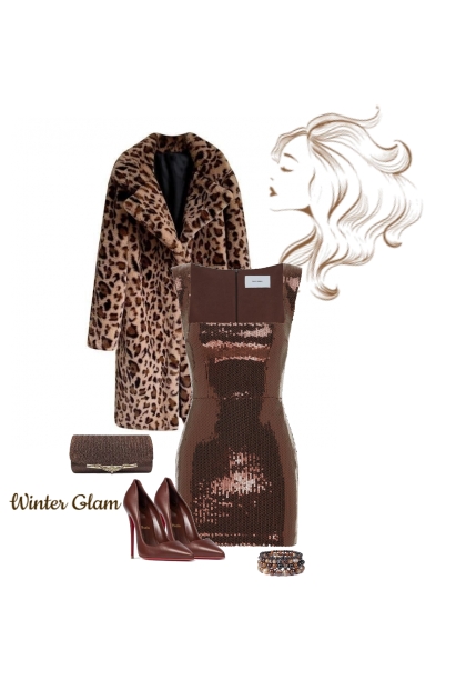 Winter Glam 03- Combinazione di moda