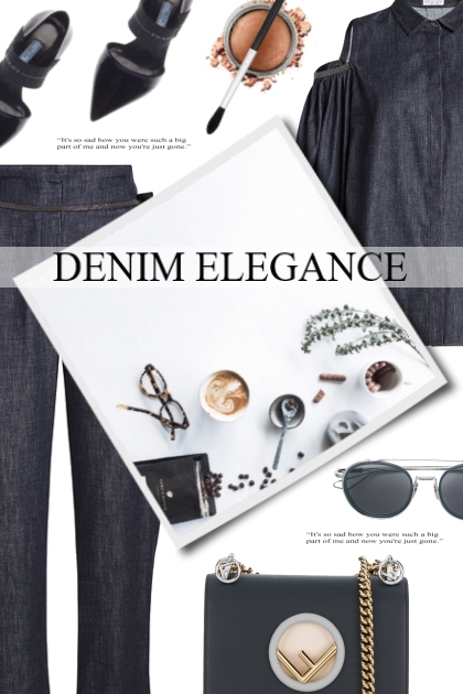 Denim Elegance - Fashion set