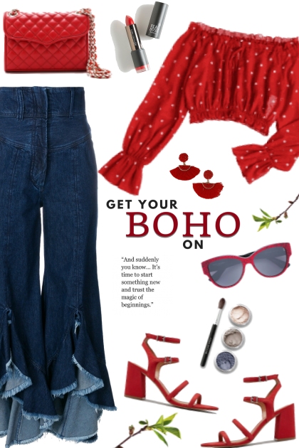 Get Your Boho On!- Fashion set