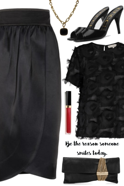All Black!- Combinazione di moda