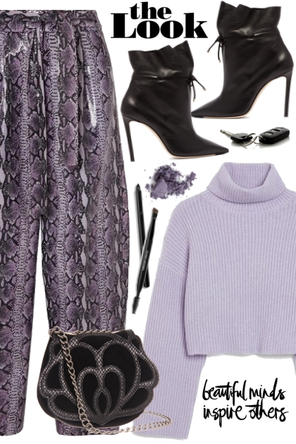 Purple Style!- Modna kombinacija