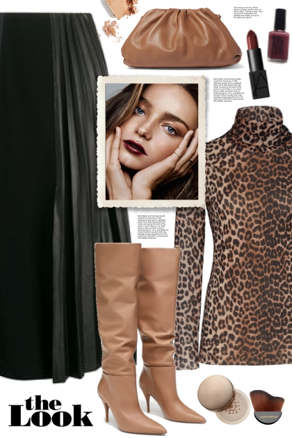 Leopard Top!- combinação de moda