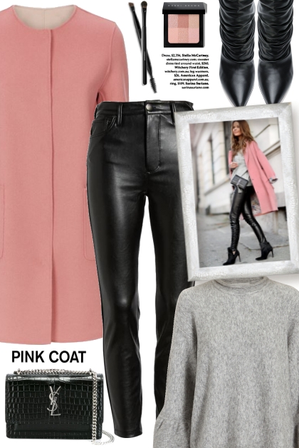 Pink Max Mara Coat!- Kreacja