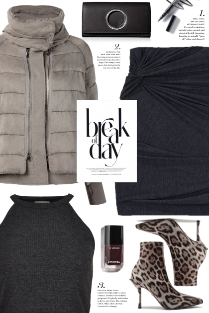 Taupe Quilted Jacket!- Combinazione di moda