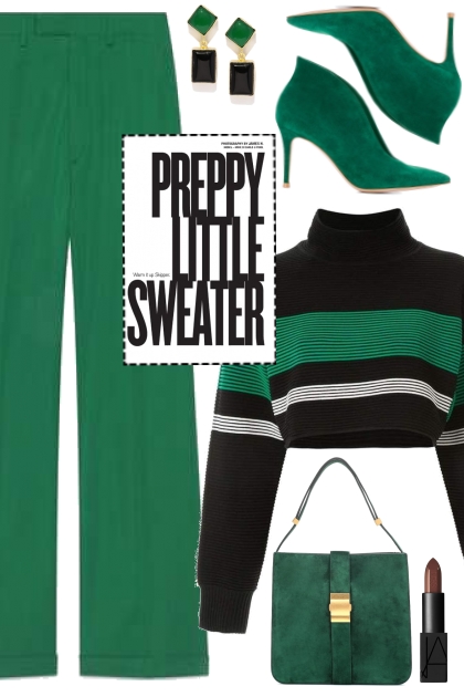 Preppy Little Sweater!- Combinaciónde moda