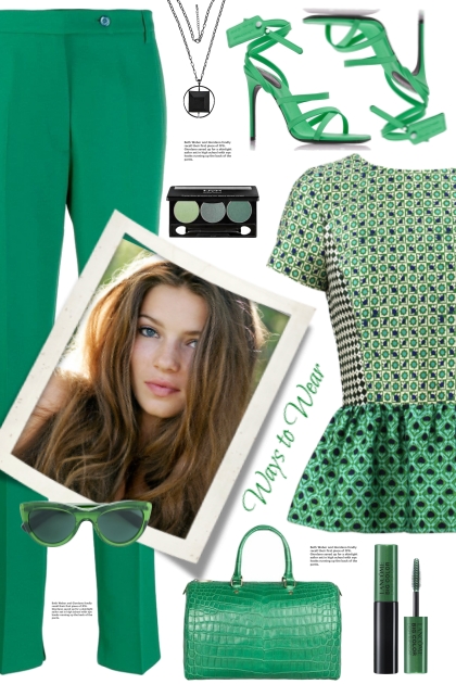 Ways To Wear Green!- Combinaciónde moda
