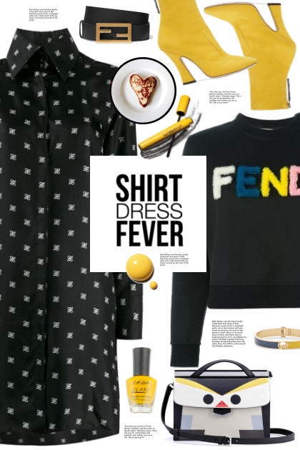 Shirt Dress Fever!- combinação de moda
