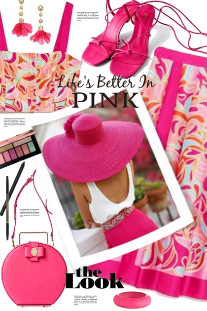Pink Look!- combinação de moda