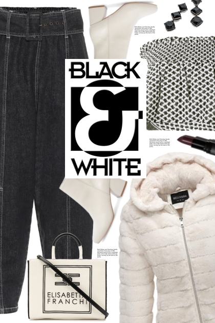 White Faux Fur Jacket!- Modna kombinacija