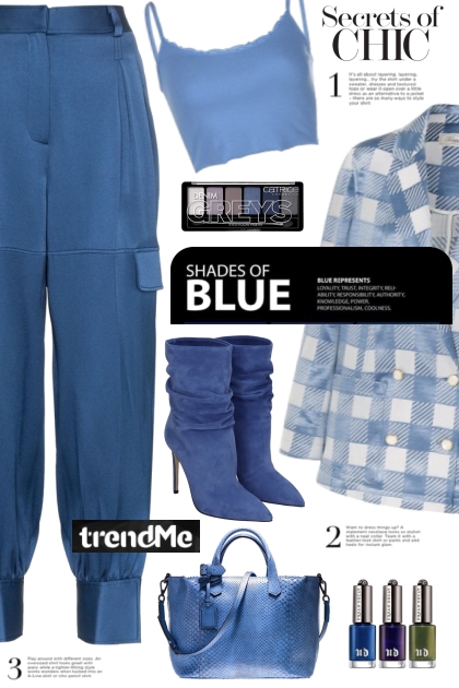 Shades of Blue!- Modna kombinacija