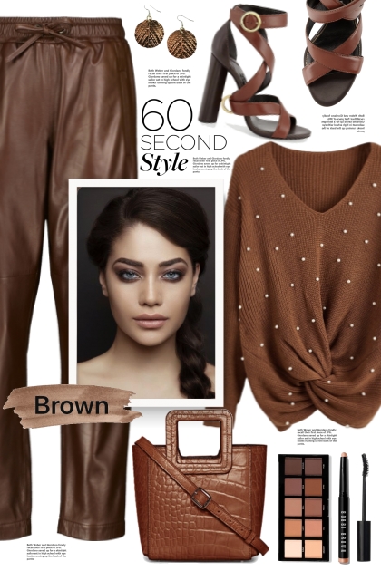Brown Pearl Sweater!- Modna kombinacija