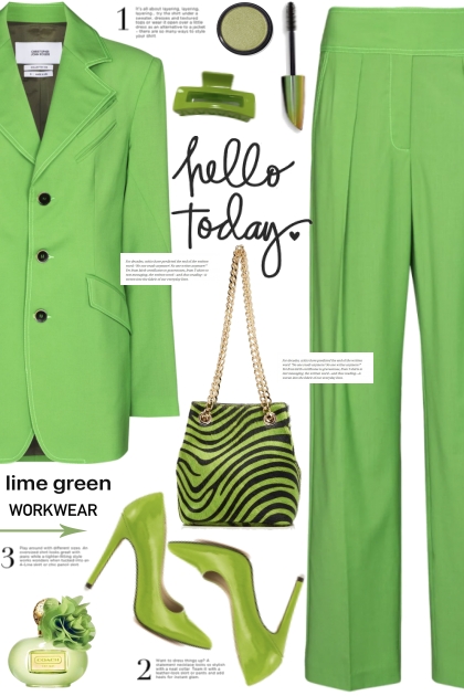 Lime Green Workwear!- Kreacja
