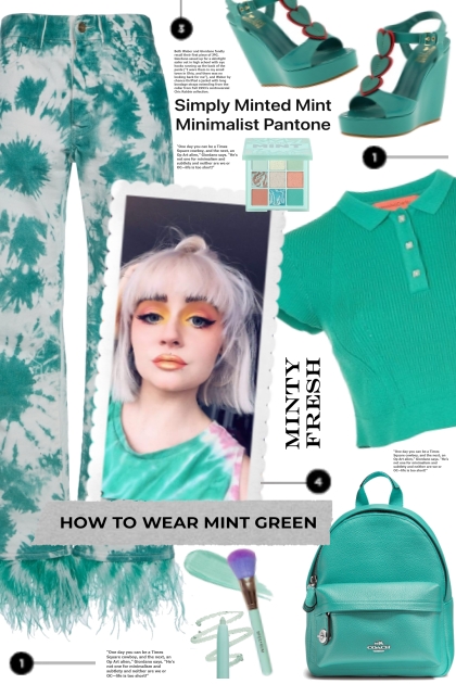 Simply Minted Mint!- combinação de moda