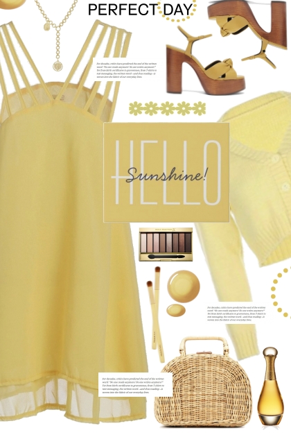 Hello Sunshine!- combinação de moda