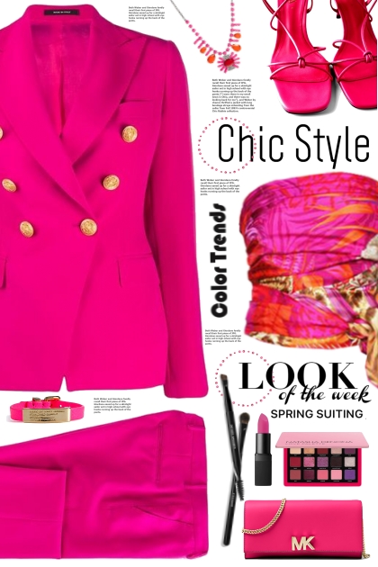 Pink Spring Suit!- Combinazione di moda