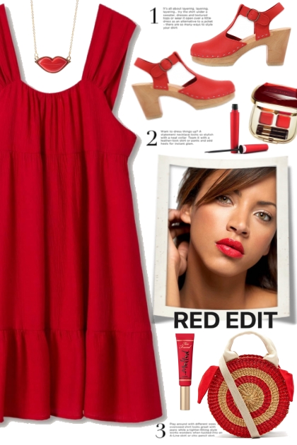 Mango Red Dress!