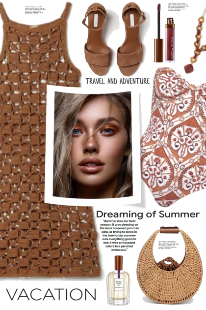 Brown Knit Sundress!- Combinazione di moda