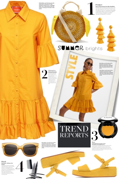 Yellow Rosa Straw Bag!- combinação de moda