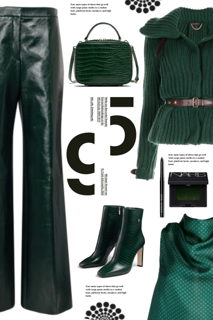 Green Belted Cardigan!