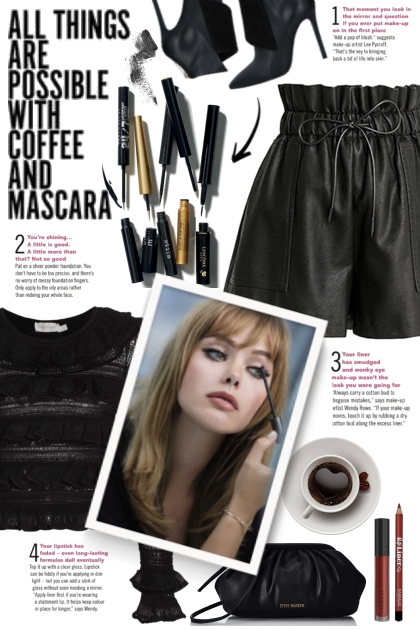 Coffee, Mascara & Go!- Combinaciónde moda