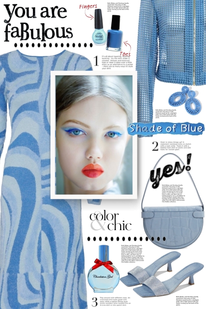 Blue Moon Sweater Dress!- Combinazione di moda