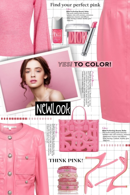 Pink Leather Suit!- Modna kombinacija