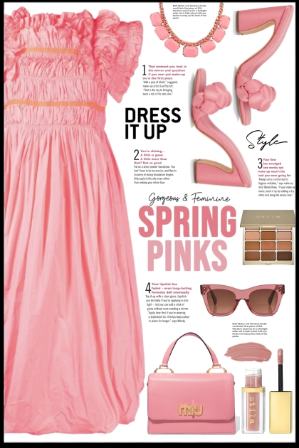 Pink Molly Goddard Dress!- Combinaciónde moda