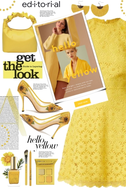 Yellow Daisy Print Dress!